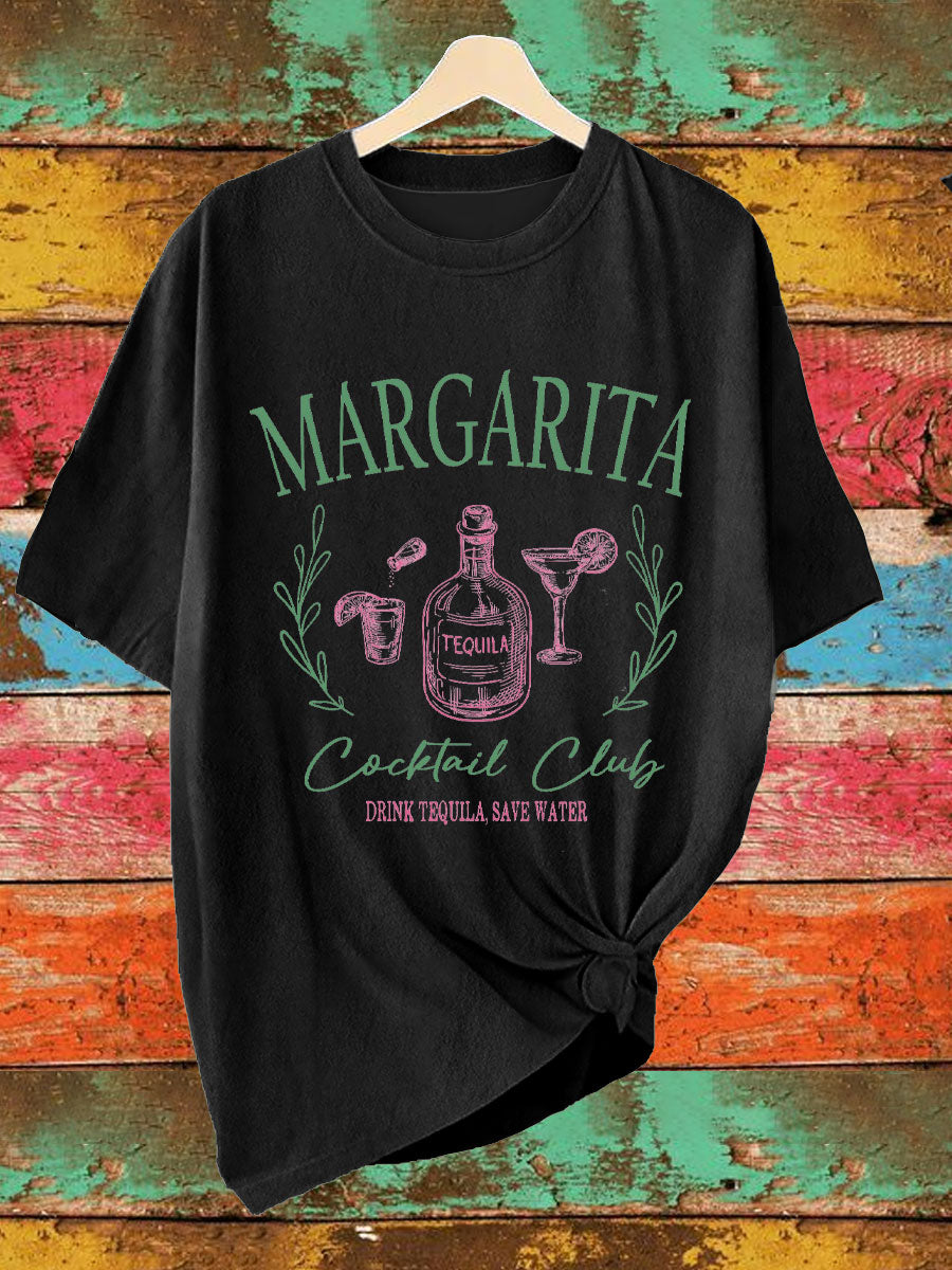 Camiseta de mujer mexicana Fiesta Cinco de Mayo con estampado Margarita