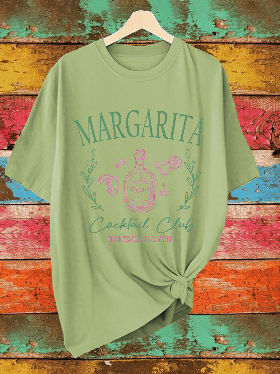 Camiseta de mujer mexicana Fiesta Cinco de Mayo con estampado Margarita