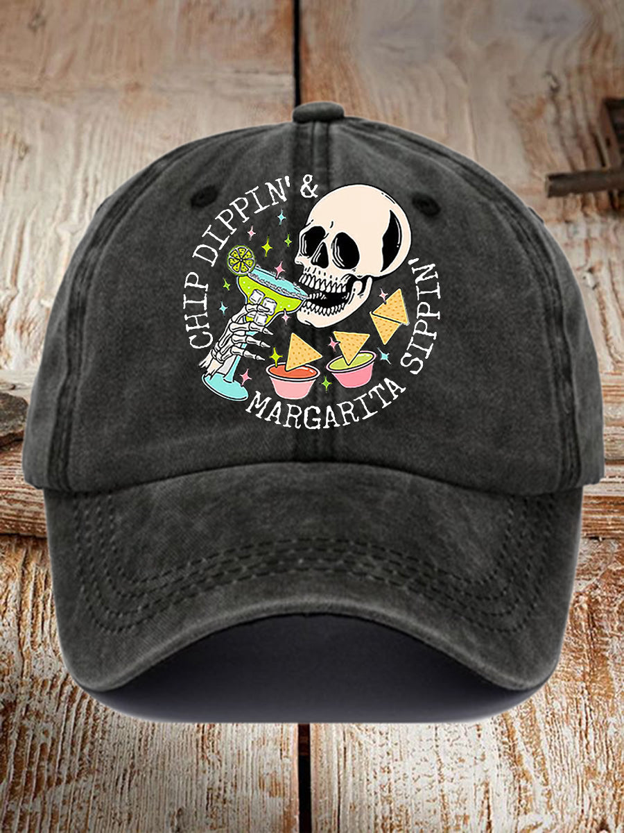 Unisex Cinco De Mayo Chip Dippin' Margarita Sippin 'Print Sombrero