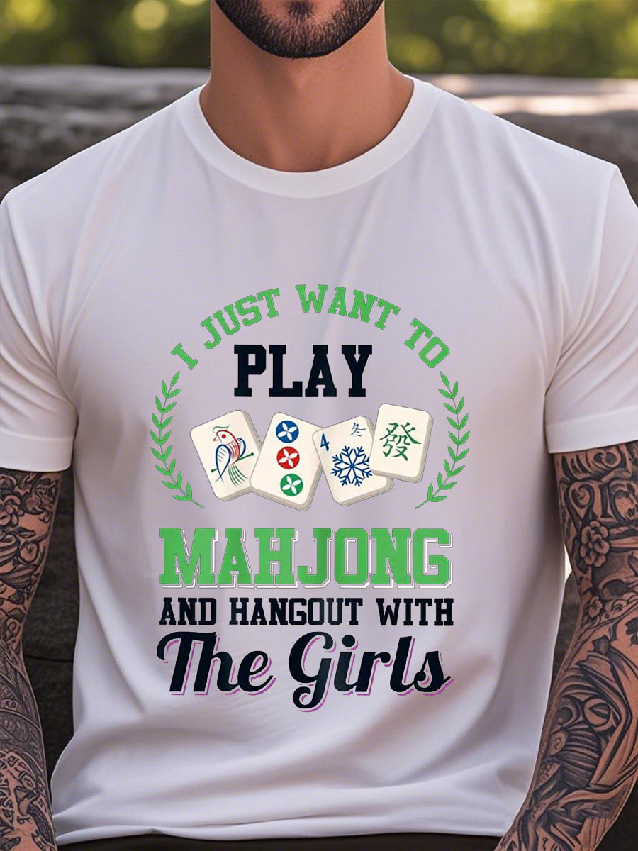 Camiseta Mahjong Lovers para hombre