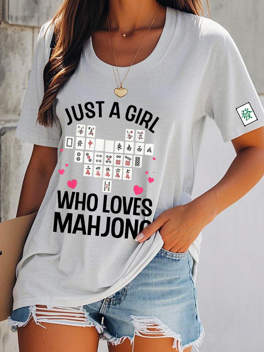 Camiseta Mahjong Lovers para mujer