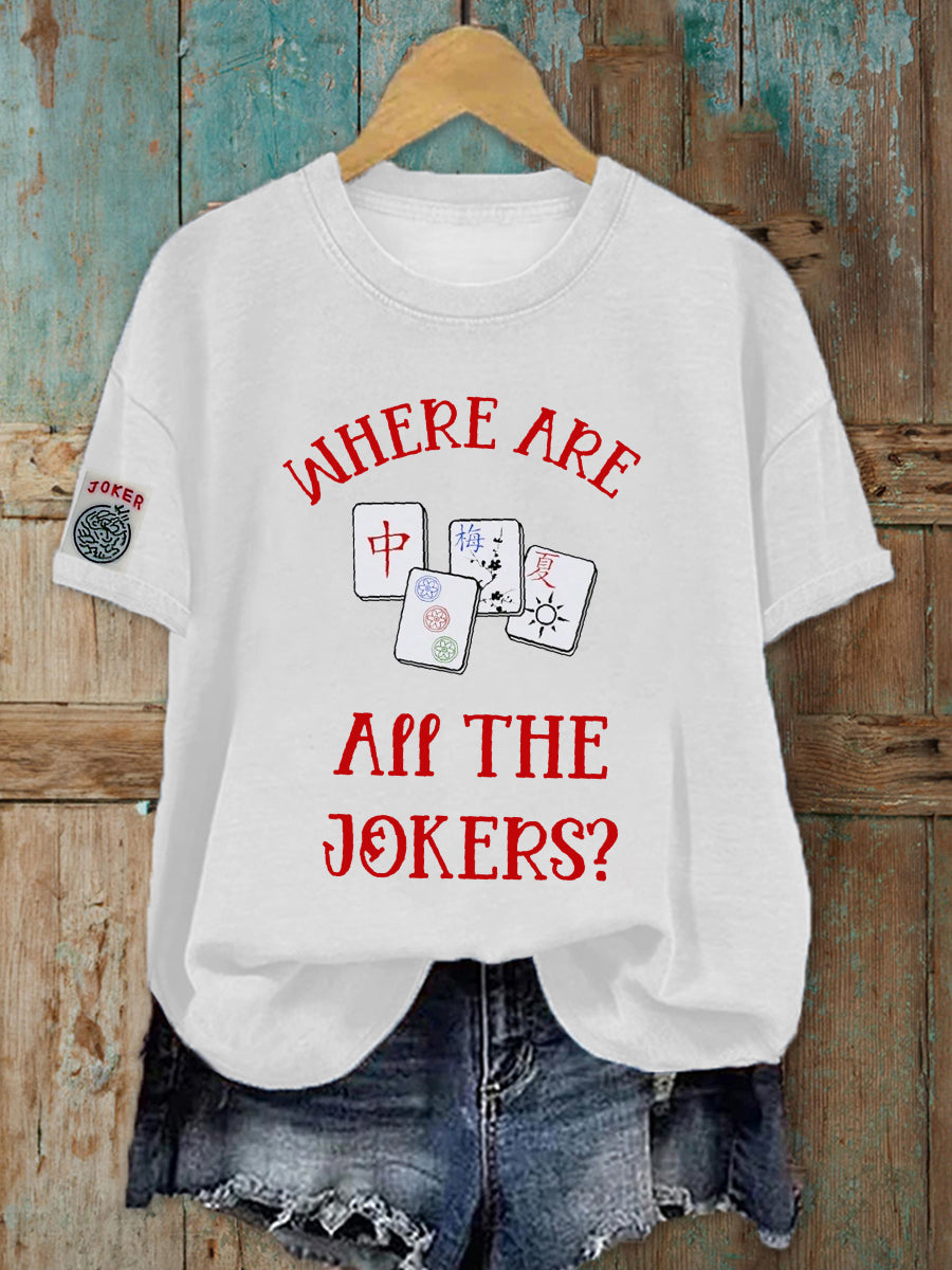 Camiseta Mahjong para mujer