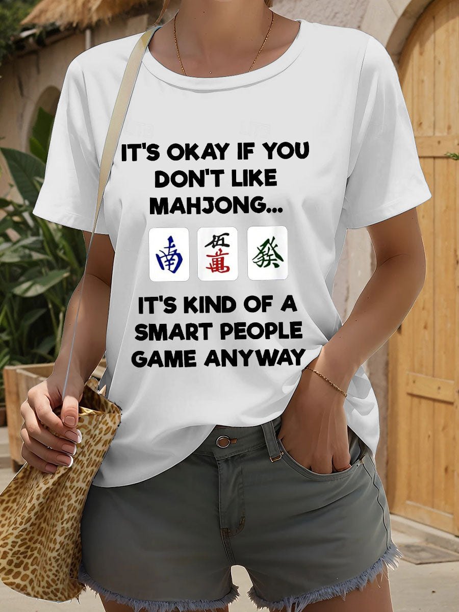 Camiseta Mahjong Lovers para mujer