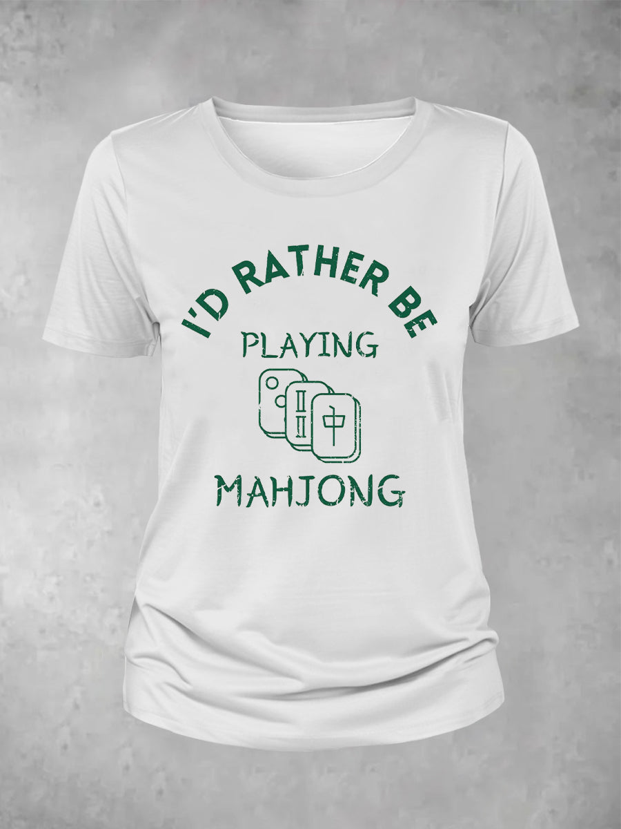 Camiseta Mahjong para mujer