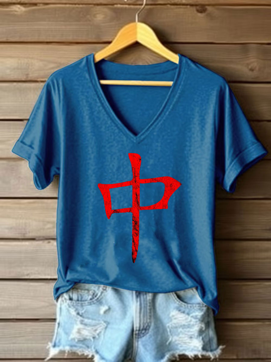 Camiseta de mujer Funny Mah Jongg Print