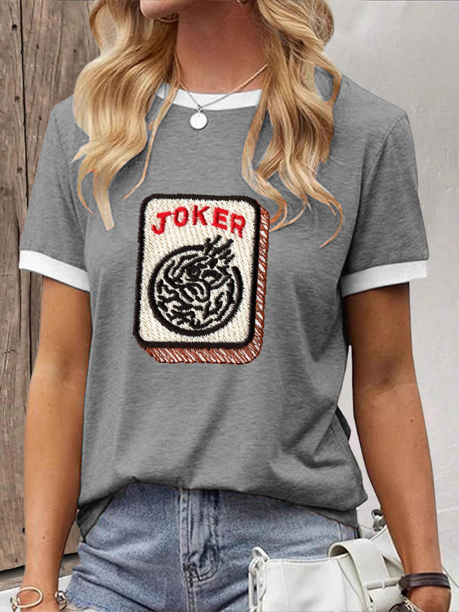 Camiseta Mahjong para mujer