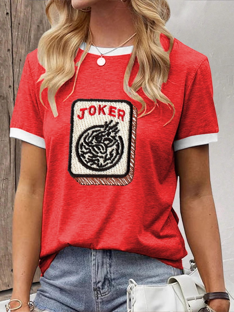 Camiseta Mahjong para mujer