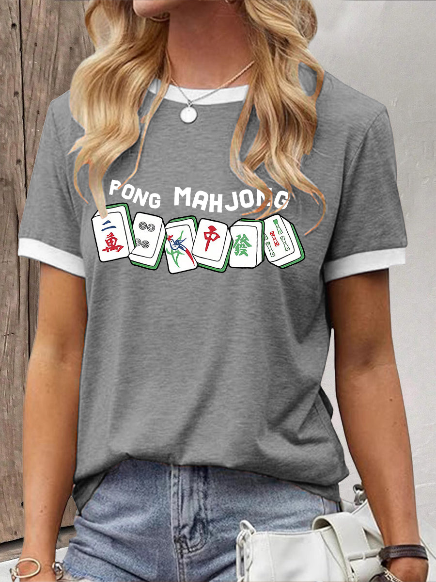 Camiseta Mahjong Lovers para mujer