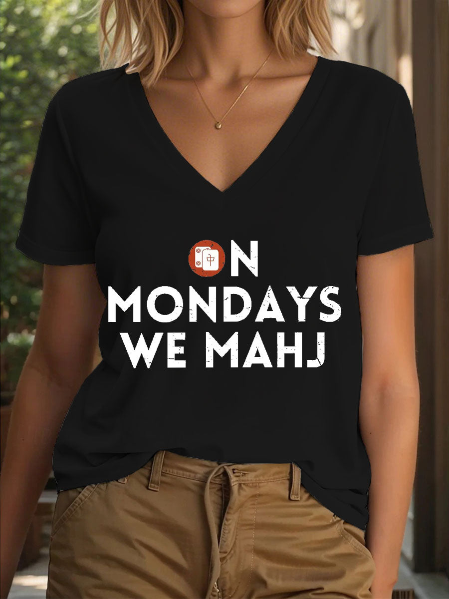 Camiseta Mahjong Lovers para mujer