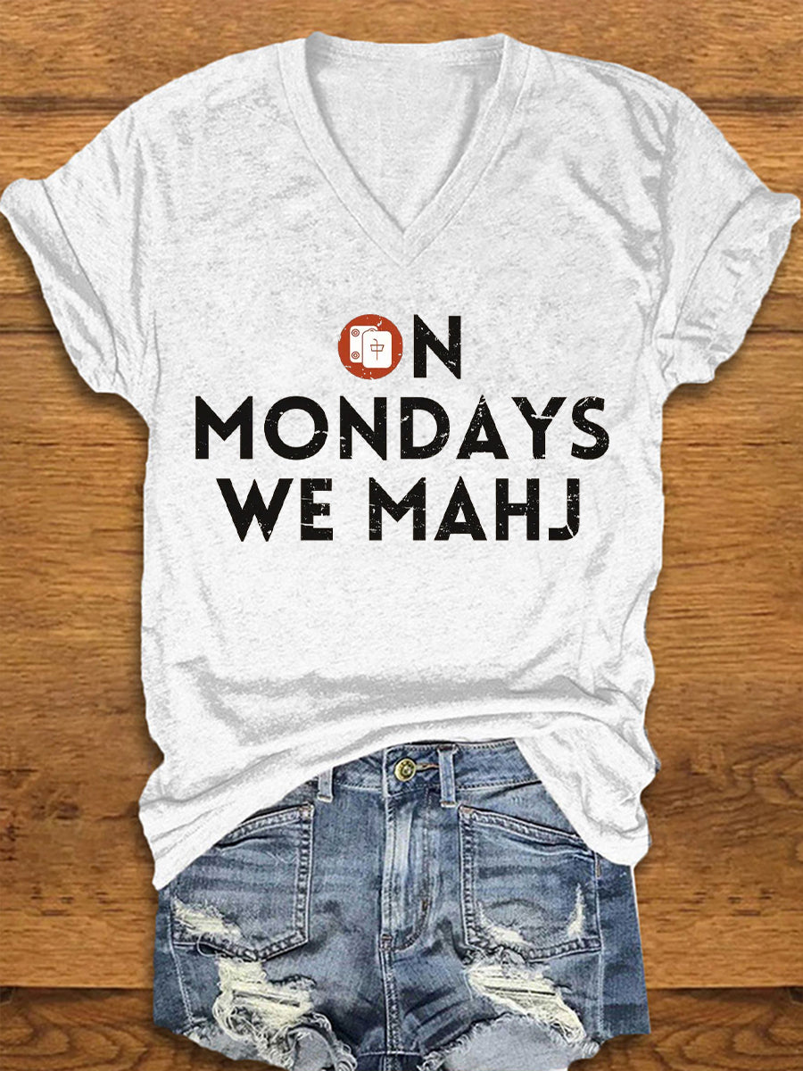 Camiseta Mahjong Lovers para mujer