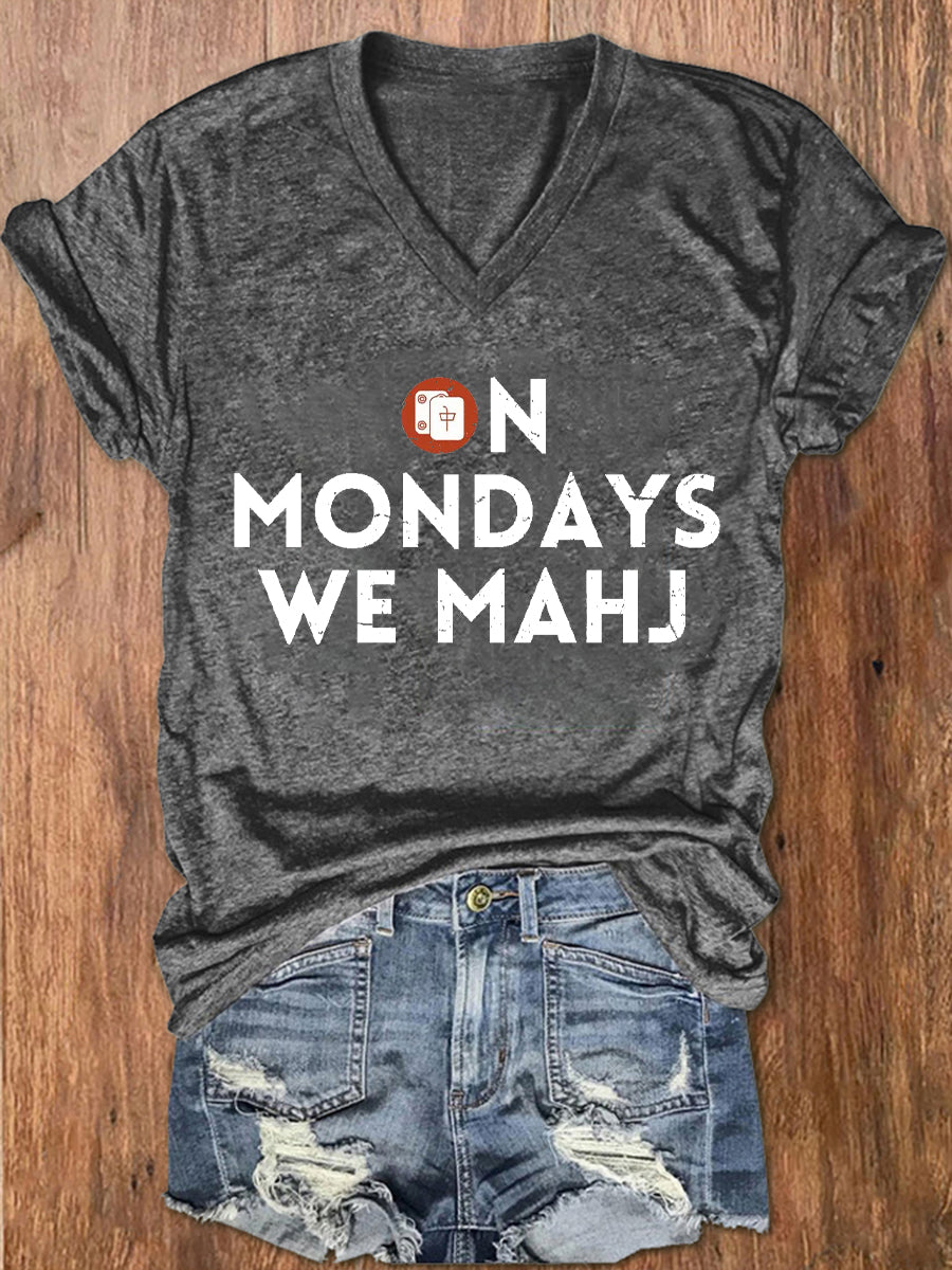 Camiseta Mahjong Lovers para mujer