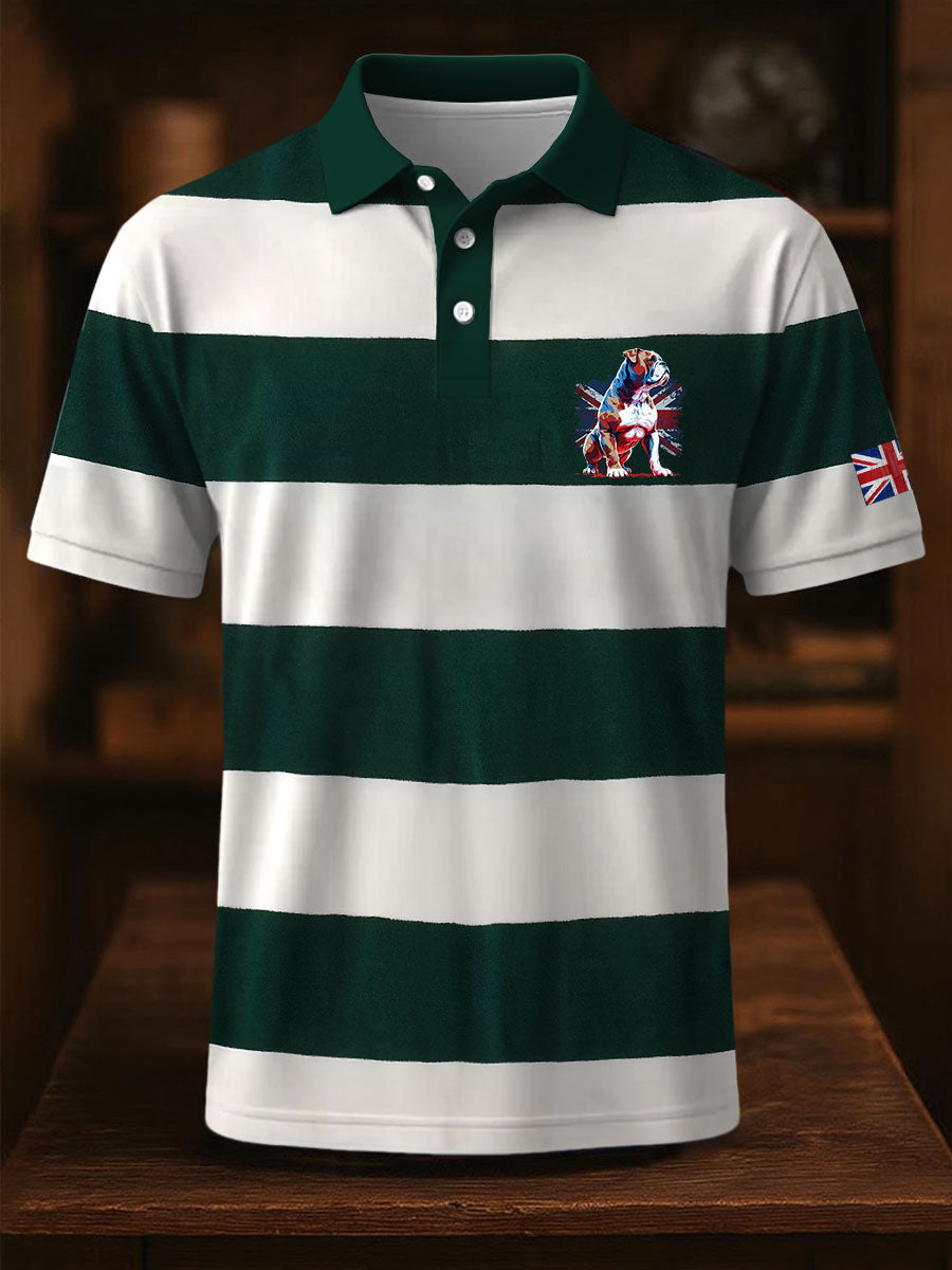 Men's Vintage England Flag Casual Shirt