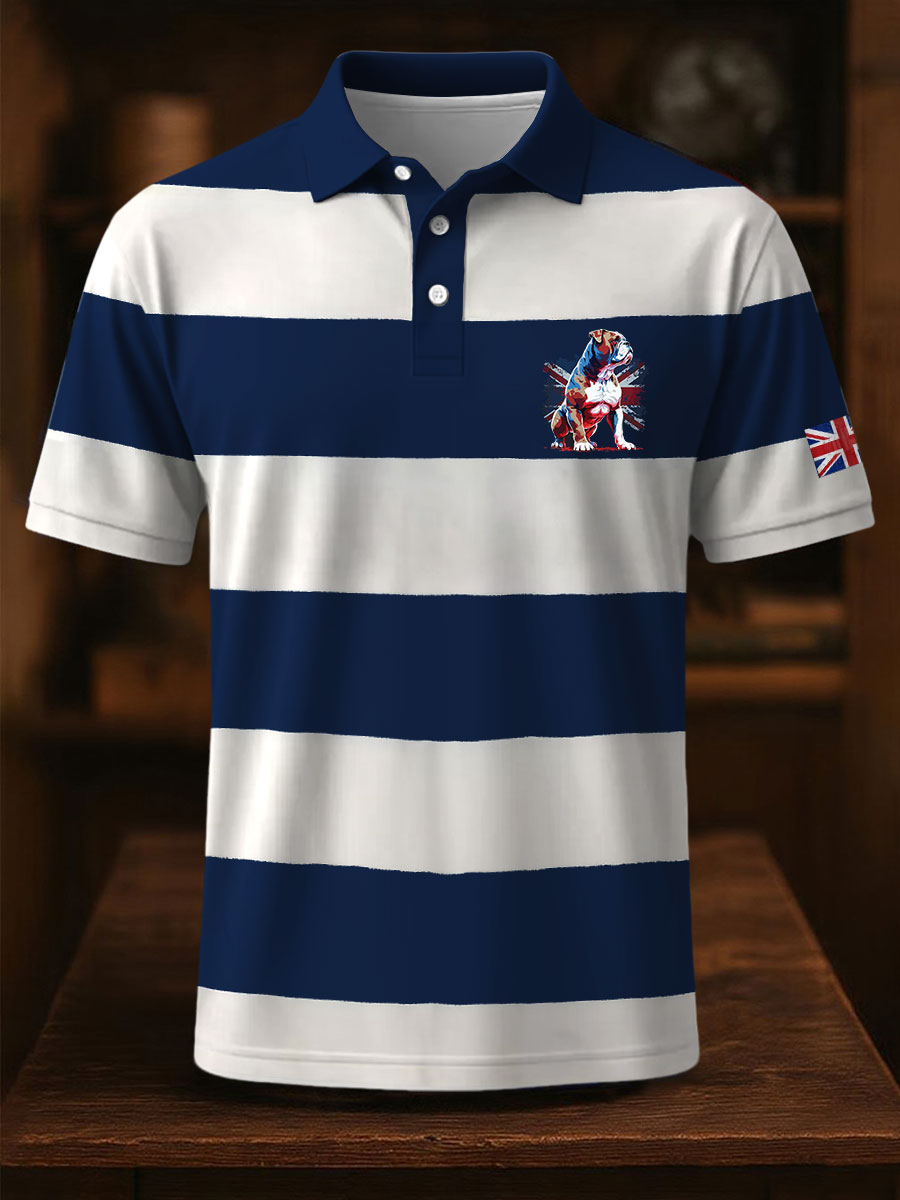 Men's Vintage England Flag Casual Shirt