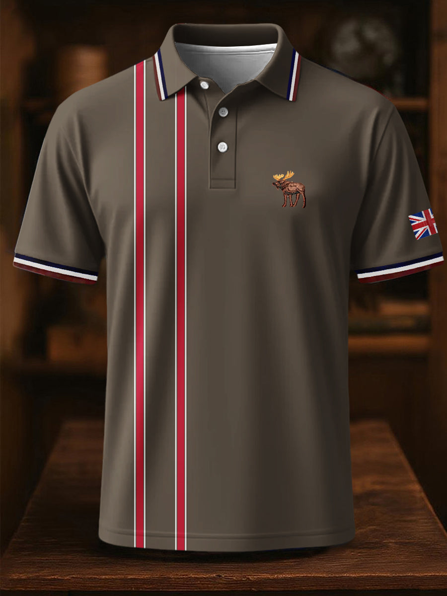 Men's Business Style Badge Top
