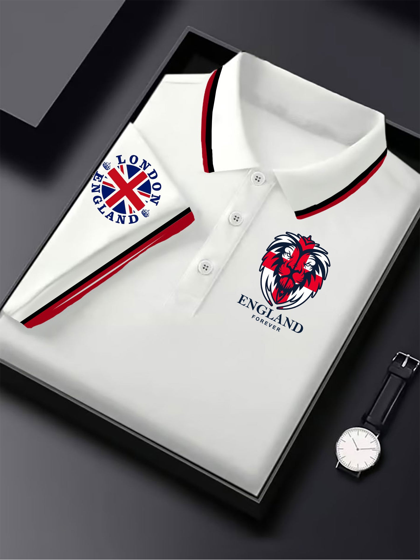 British business men's short sleeve shirt