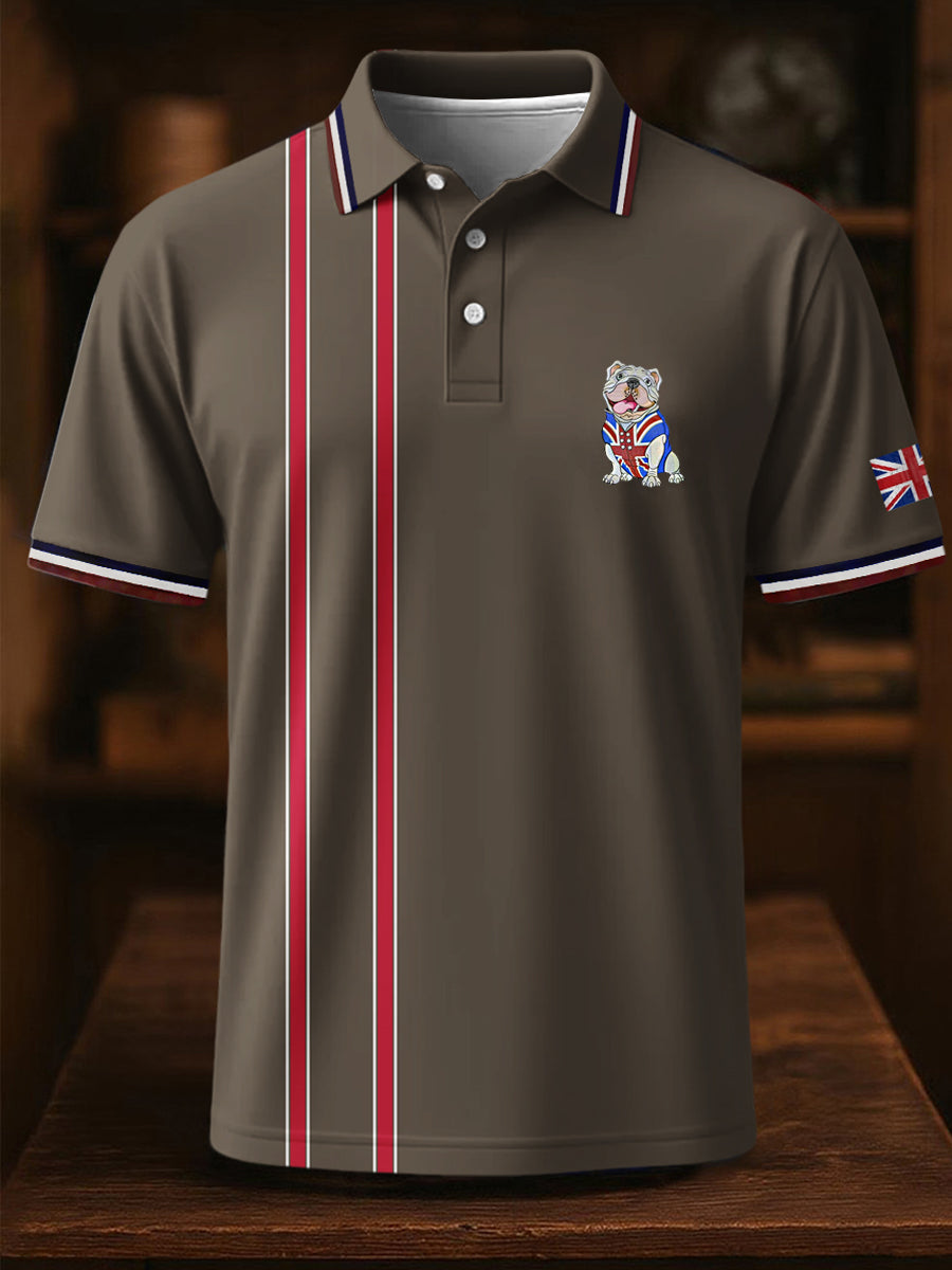 Men's Business Style Badge Top