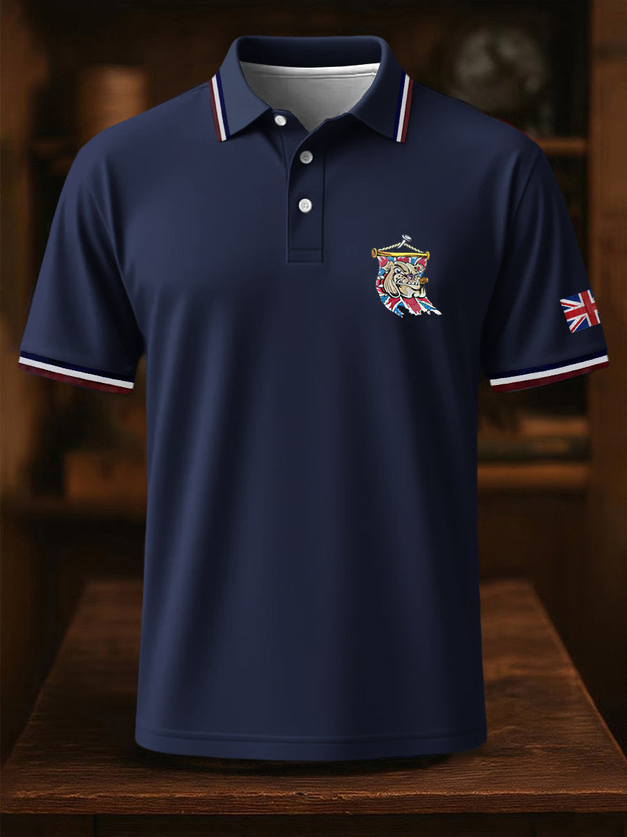 Men's Business Style Badge Top
