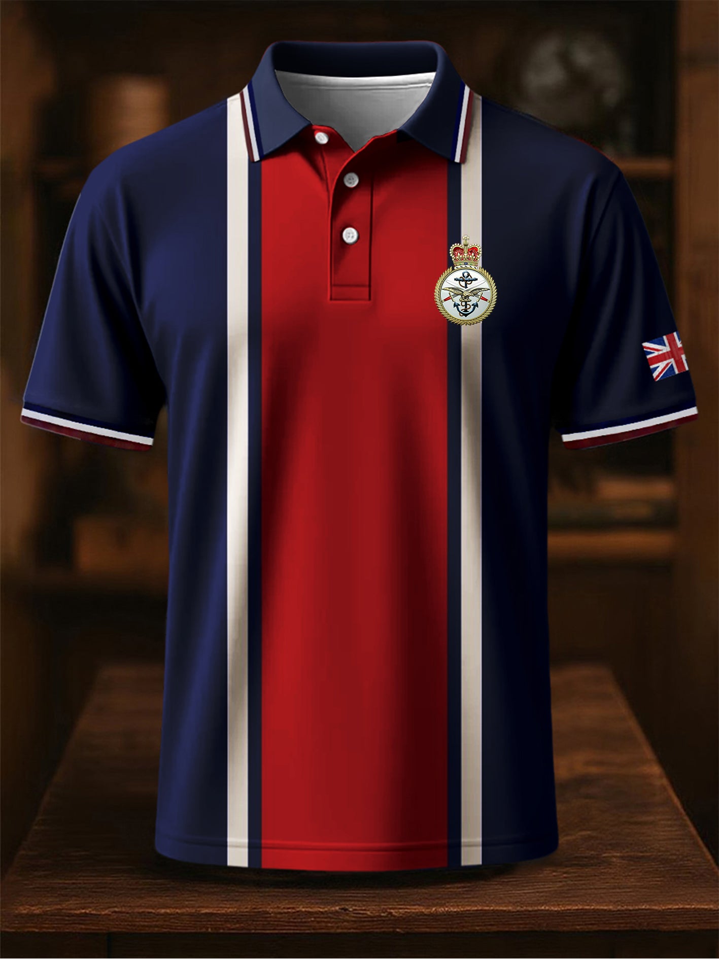 British business men's short sleeve shirt