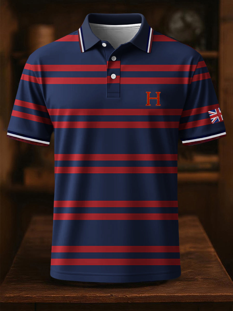Men's Business Style Badge Top