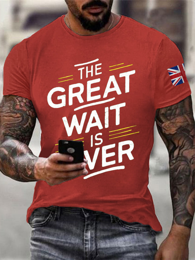 Men's Live '25 Tour The great wait is over Retro rock casual top