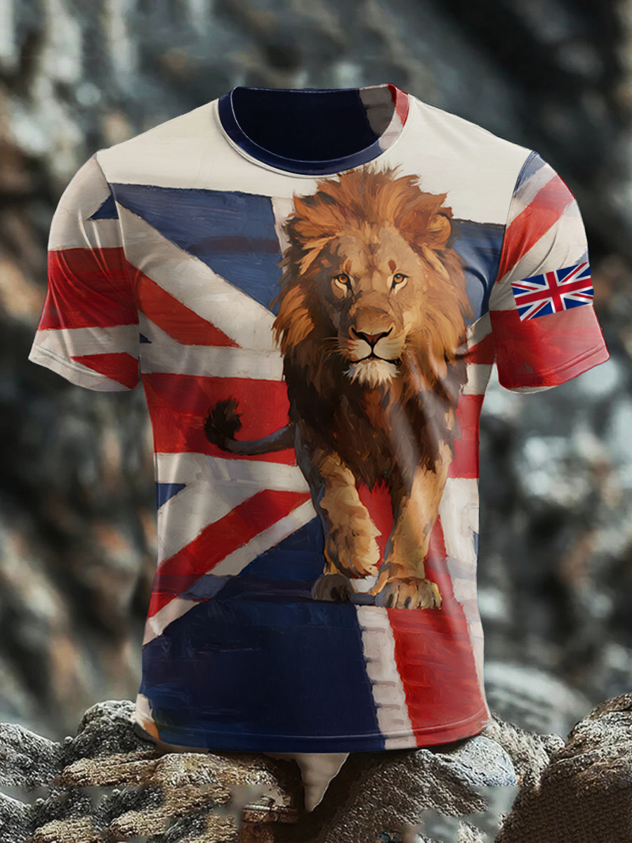 Men's British Lion Short Sleeves T-Shirt