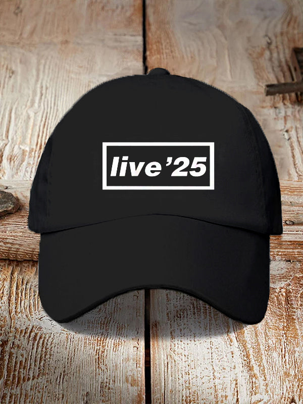 Unisex Live '25 Tour Print Hat