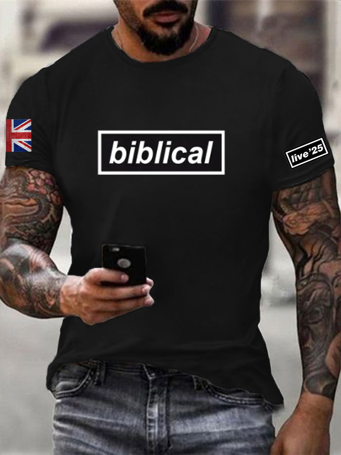 Men's Live '25 Tour Cotton Short-Sleeved T-shirt