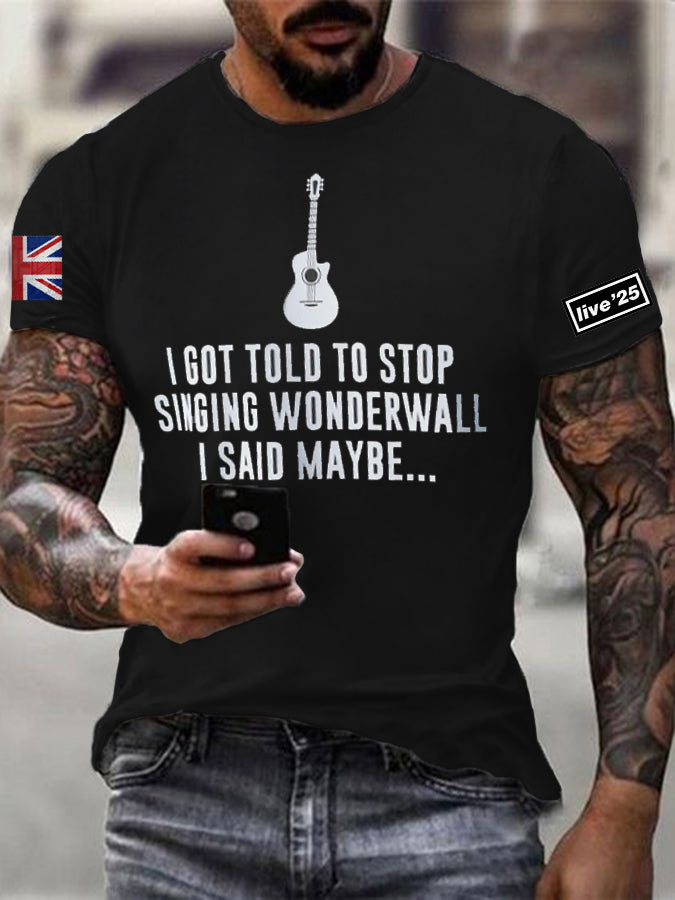Men's Live '25 Tour Cotton Short-Sleeved T-shirt
