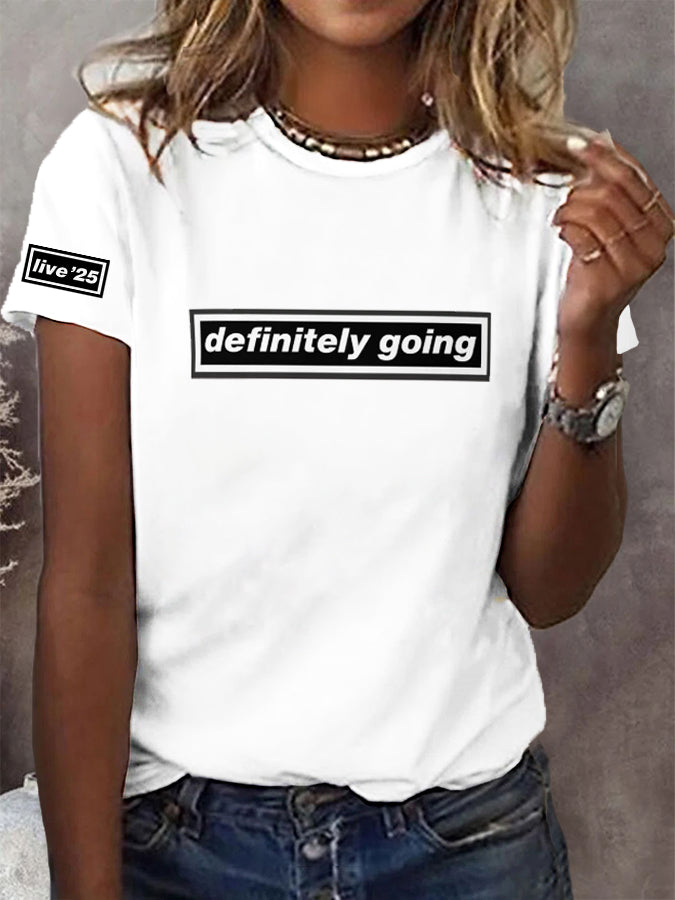 Women's Live '25 Tour Short-Sleeved T-Shirt