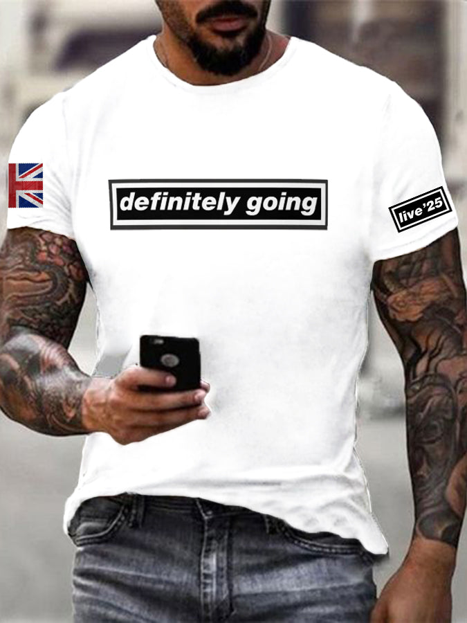 Men's Live '25 Tour Cotton Short-Sleeved T-shirt