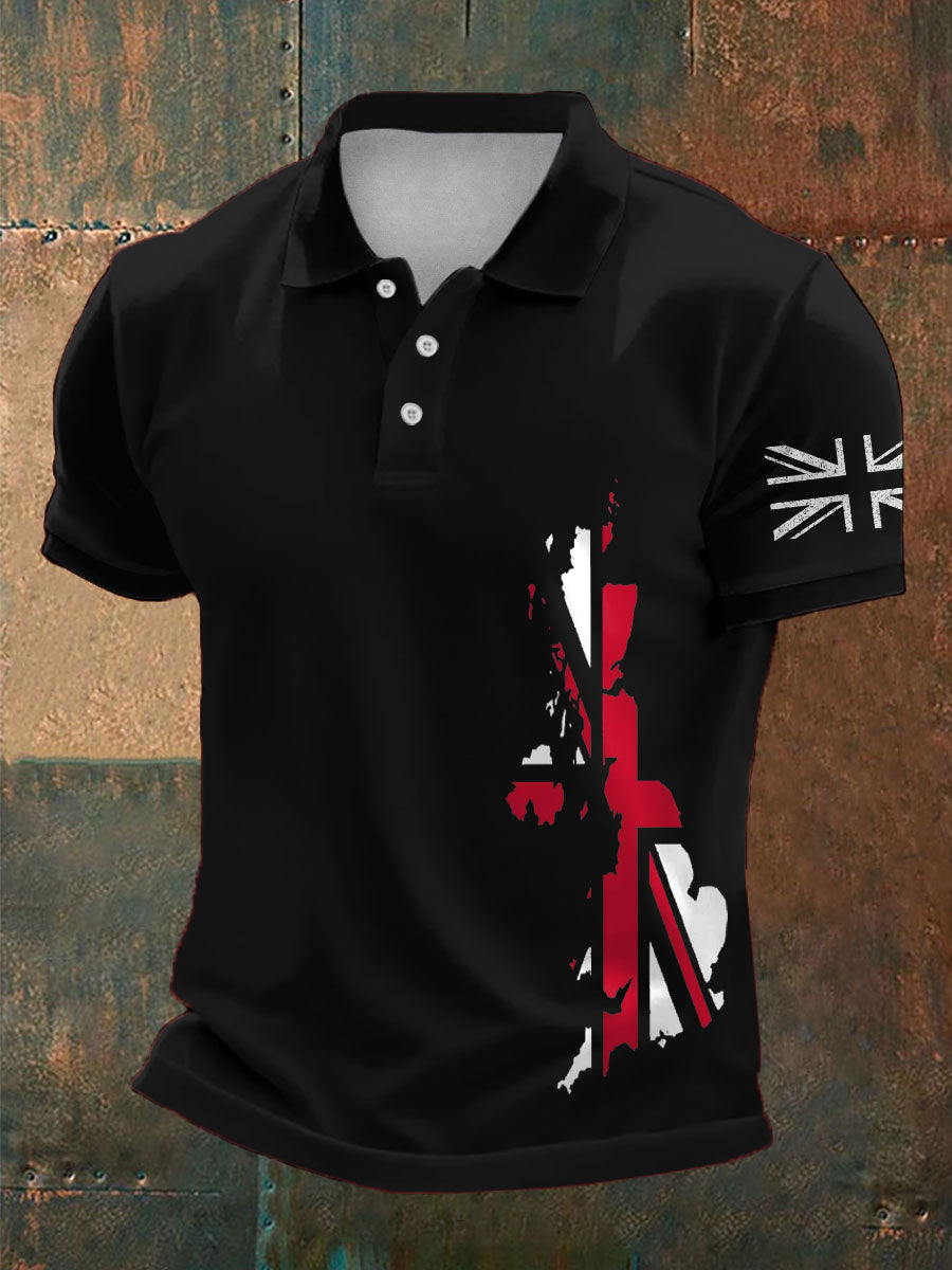 Men's UK Flag Pride Printed Casual Tops