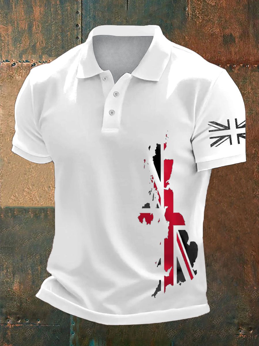Men's UK Flag Pride Printed Casual Tops
