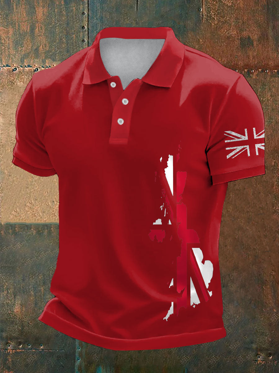 Men's UK Flag Pride Printed Casual Tops