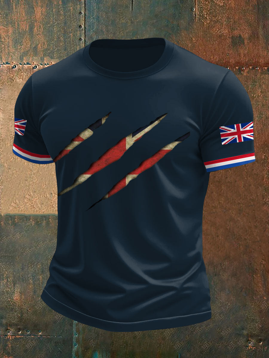 Men's UK Flag Printed T-shirt