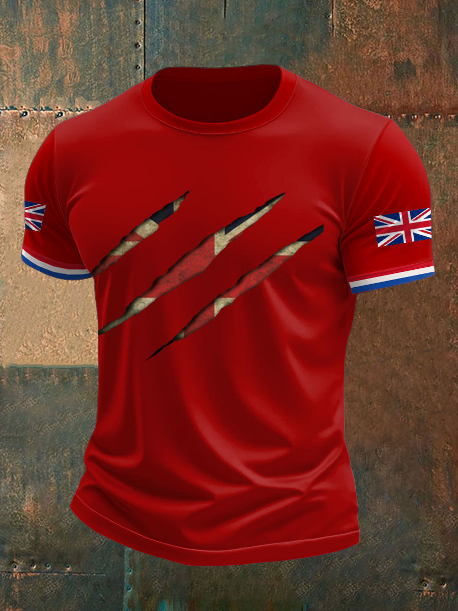 Men's UK Flag Printed T-shirt