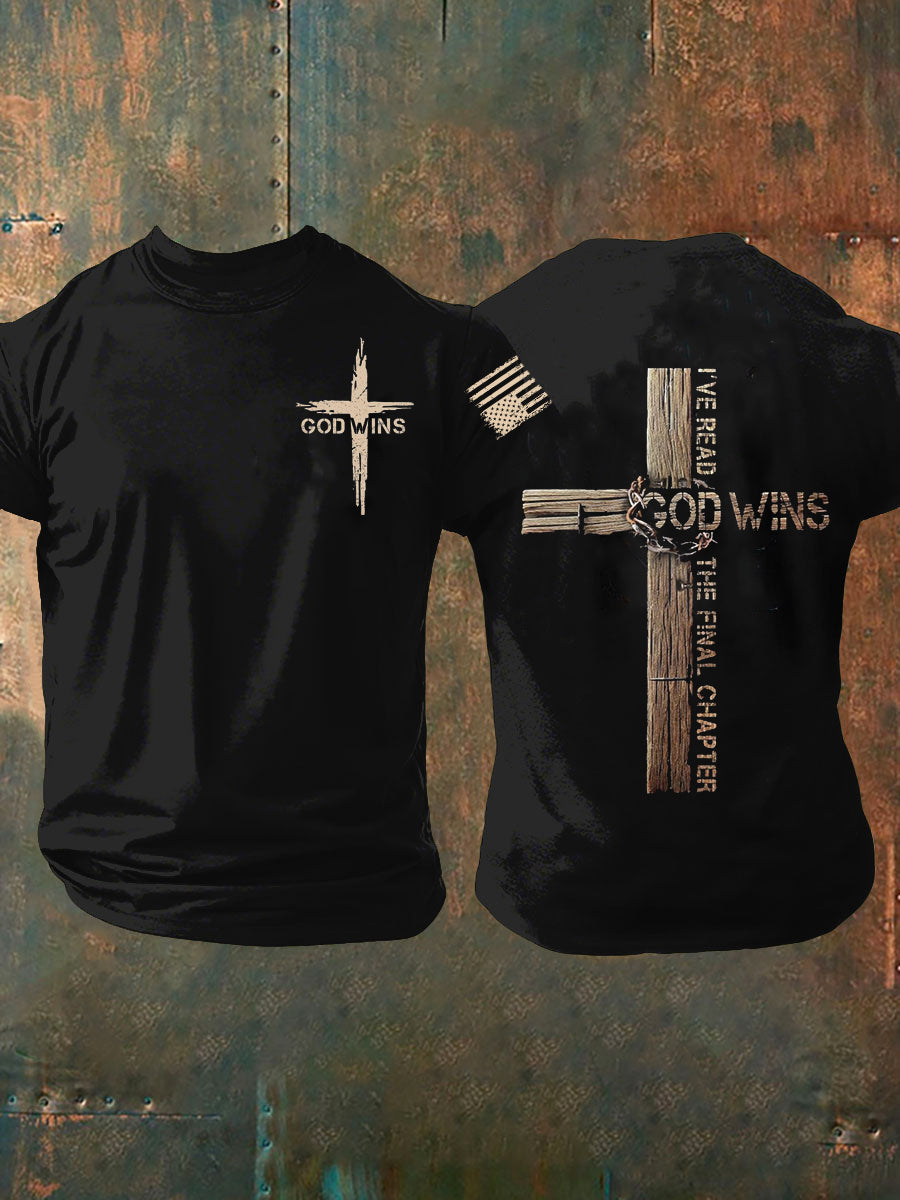 Men's God Wins Short Sleeves T-shirt