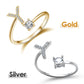 💍 Sconto del 50%! ❤️ Anello con iniziale "Amore" – Personalizzabile, regolabile e perfetto come regalo significativo per te o per la persona amata ✨