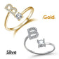 💍 Sconto del 50%! ❤️ Anello con iniziale "Amore" – Personalizzabile, regolabile e perfetto come regalo significativo per te o per la persona amata ✨
