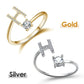 💍 Sconto del 50%! ❤️ Anello con iniziale "Amore" – Personalizzabile, regolabile e perfetto come regalo significativo per te o per la persona amata ✨