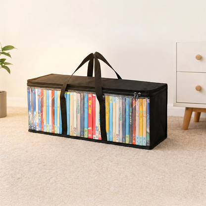 🔥Offerta limitata: sconto del 49%! 📦Borsa portaoggetti in plastica grande, robusta, spessa e trasparente, ideale per vestiti, traslochi e stoccaggio