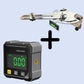 Base livellatrice laser con braccio oscillante girevole