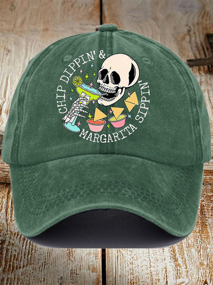Unisex Cinco De Mayo Chip Dippin' Margarita Sippin 'Print Sombrero