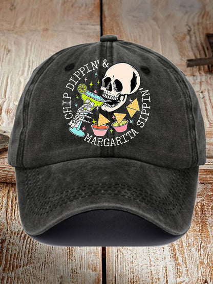 Unisex Cinco De Mayo Chip Dippin' Margarita Sippin 'Print Sombrero