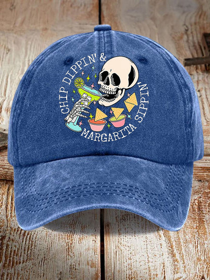 Unisex Cinco De Mayo Chip Dippin' Margarita Sippin 'Print Sombrero