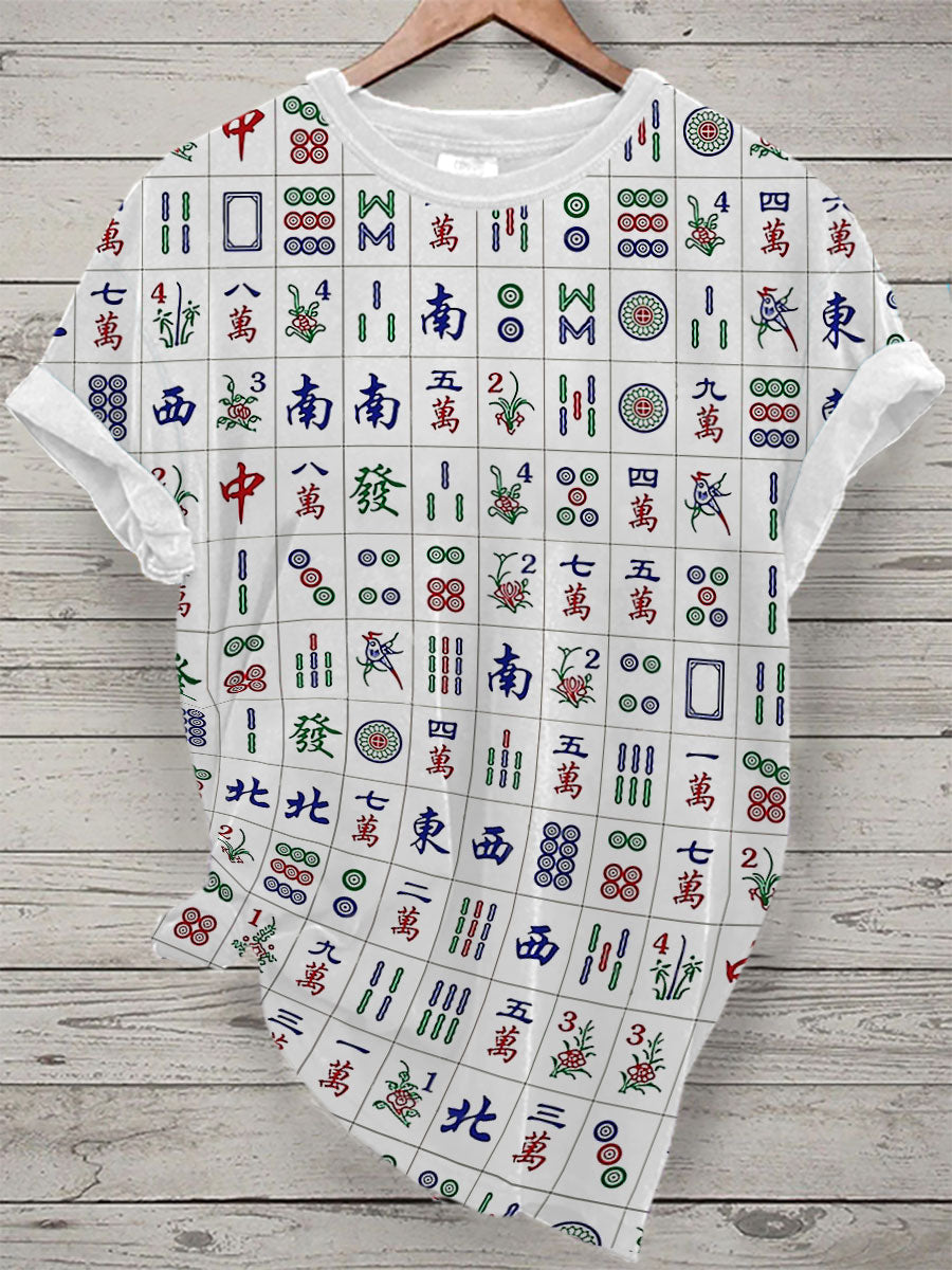 Camiseta mujer mahjong