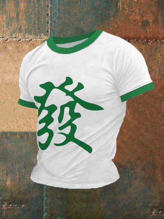 Camiseta Mahjong de los hombres