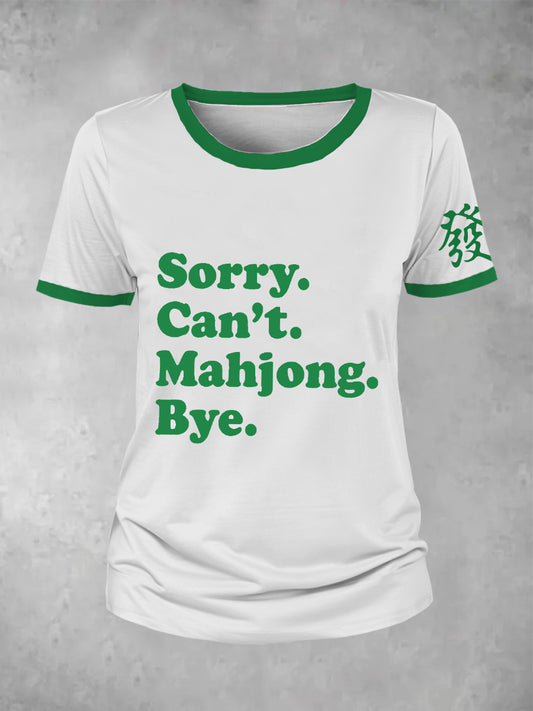 Camiseta Mahjong Lovers para mujer