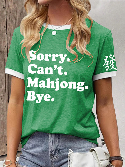 Camiseta Mahjong Lovers para mujer