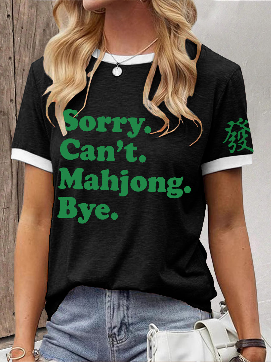 Camiseta Mahjong Lovers para mujer