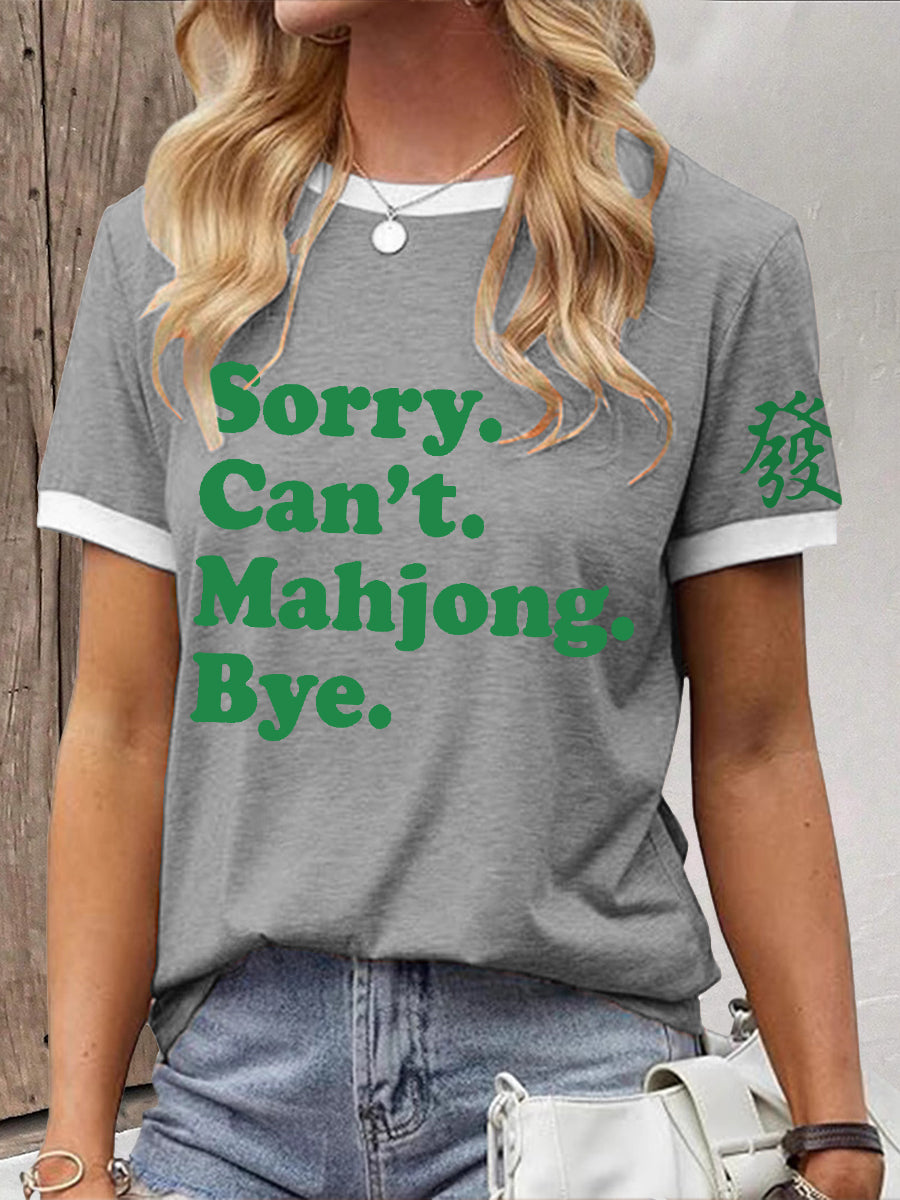 Camiseta Mahjong Lovers para mujer